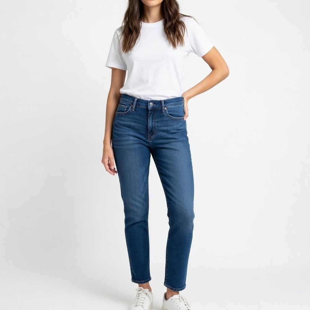 Madewell the perfect vintage jean Blue Women's 34 Straight High Rise Classic‎